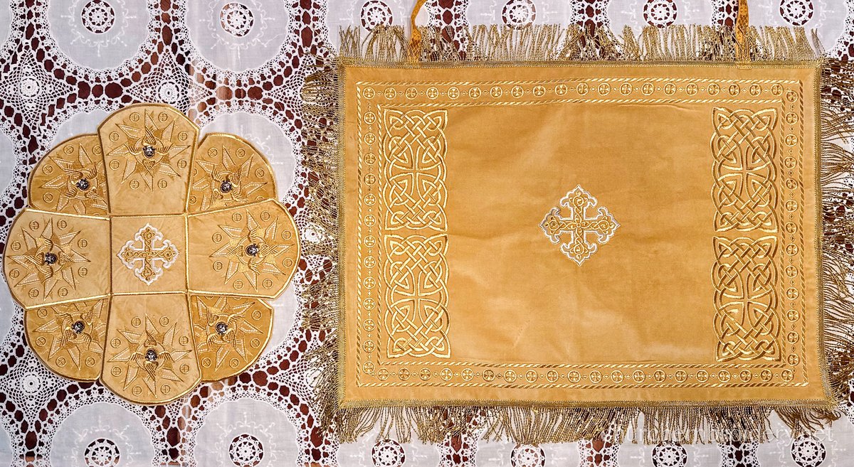 Exclusive Gold-Embroidered Chalice Covers for Orthodox Churches — photo 5