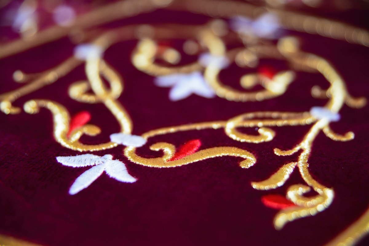 Exclusive Embroidered Chalice Covers - Gold Thread, 50x70 cm — photo 5
