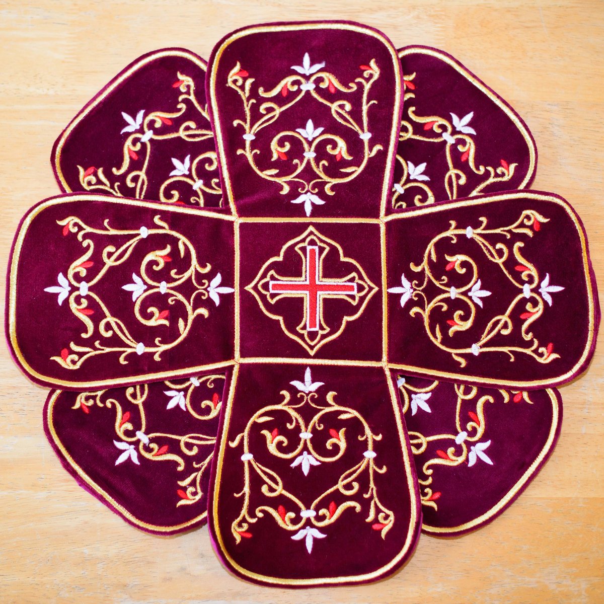 Exclusive Embroidered Chalice Covers - Gold Thread, 50x70 cm — photo 6