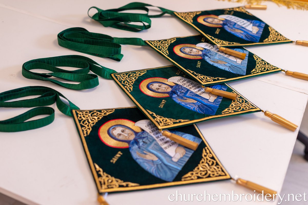 Epigonation Fully Embroidered with saint Olga Of Alaska Icon — photo 10