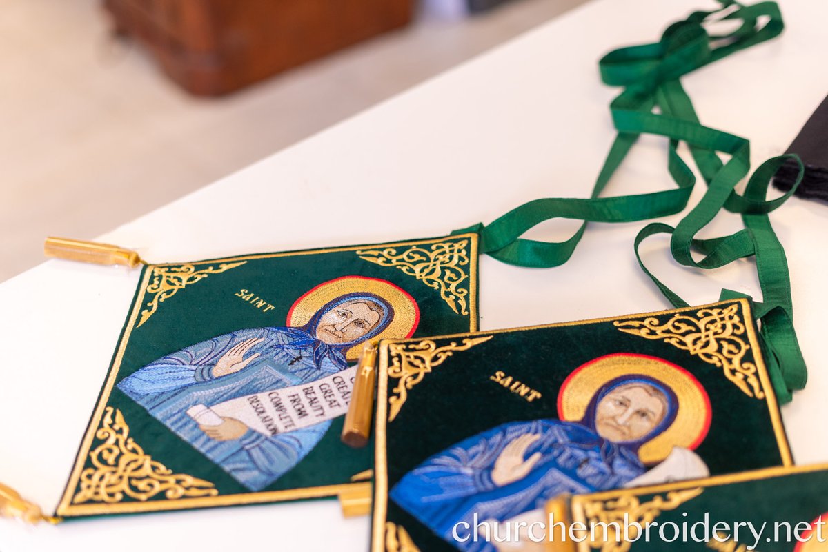 Epigonation Fully Embroidered with saint Olga Of Alaska Icon — photo 3