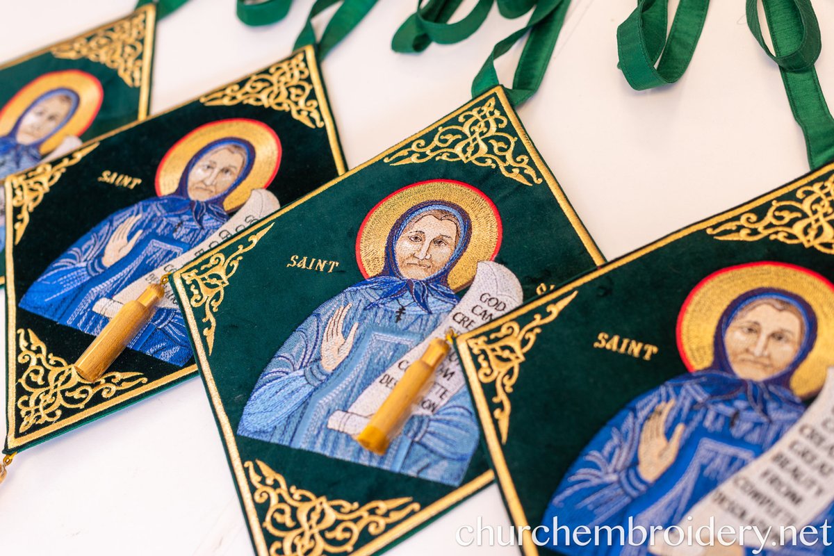 Epigonation Fully Embroidered with saint Olga Of Alaska Icon — photo 5