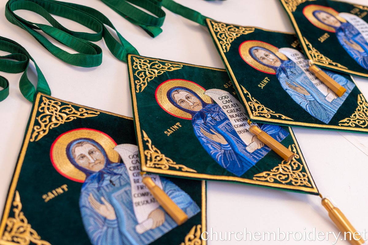 Epigonation Fully Embroidered with saint Olga Of Alaska Icon — photo 7
