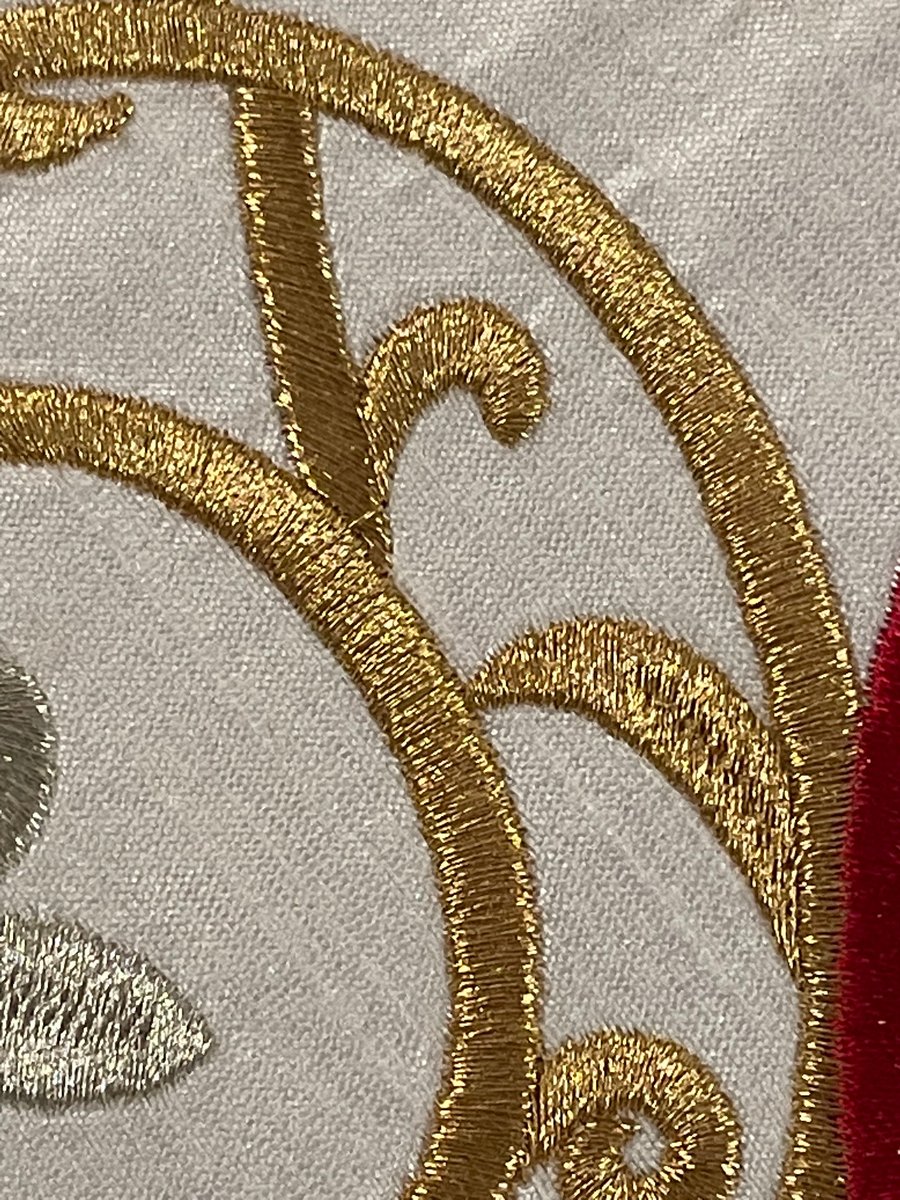 Epigonation, palitsa fully embroidered for orthodox priest icon st. Luke — photo 2