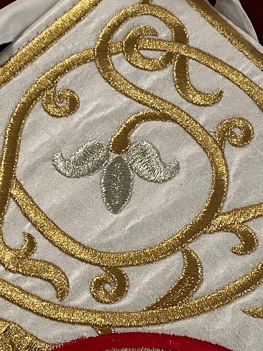 Epigonation, palitsa fully embroidered for orthodox priest icon st. Luke — photo 3