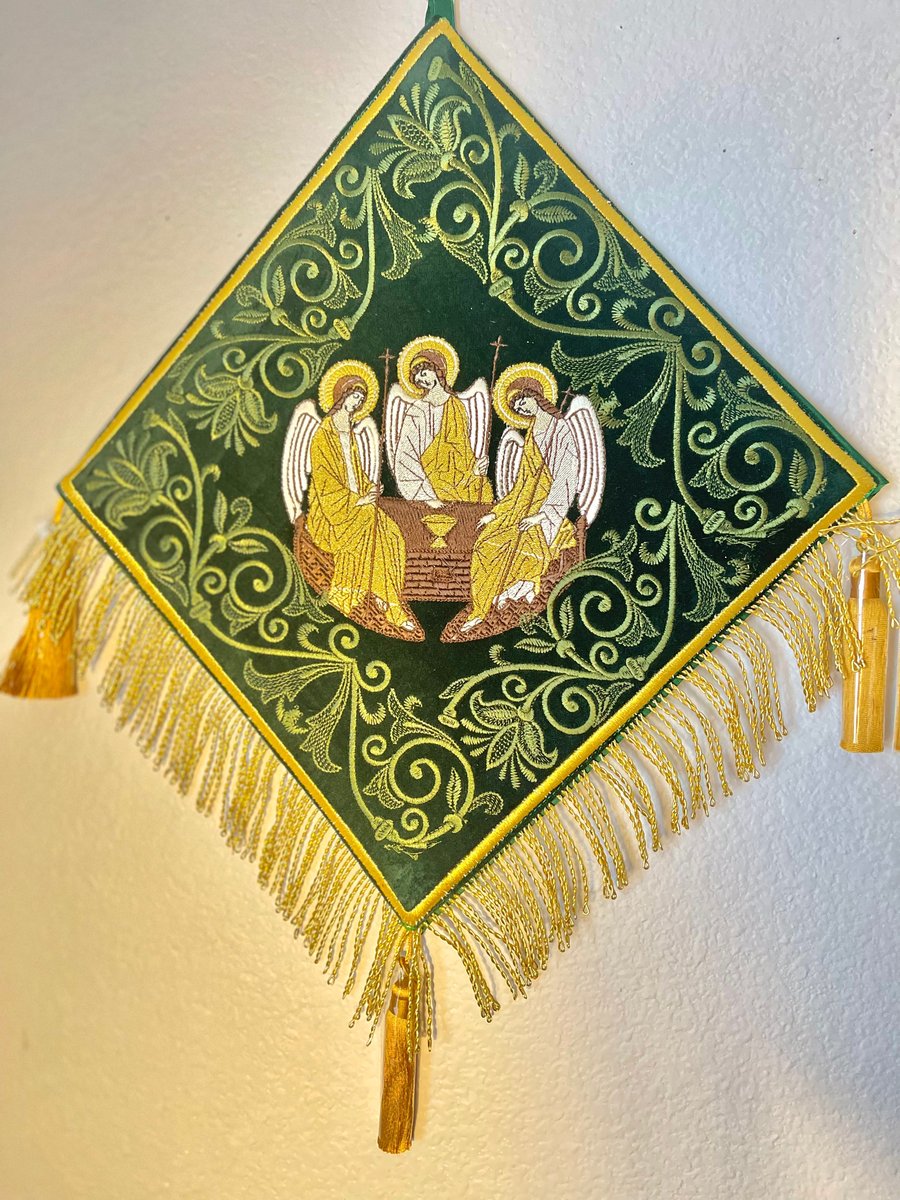 Epigonation, Palitsa, green with the Icon of Holy Trinity — photo 2