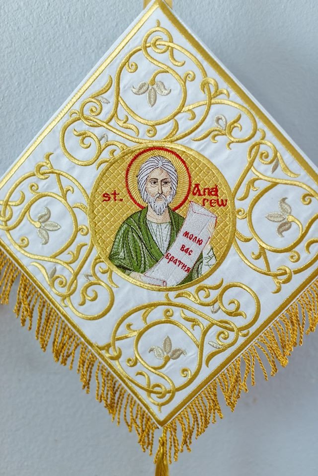 Epigonation, Palitsa, white gold with the Icon of st Andrew — photo 2