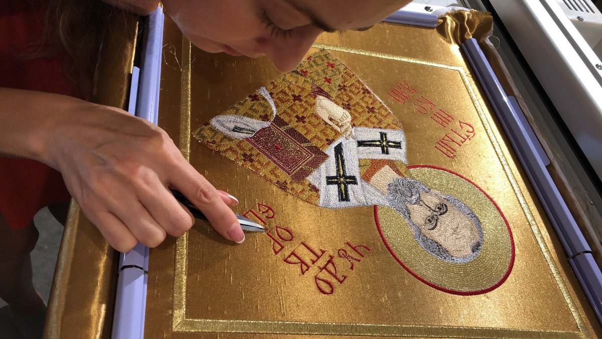 Epigonation, Palitsa mwith the Icon of st Nicholas — photo 2