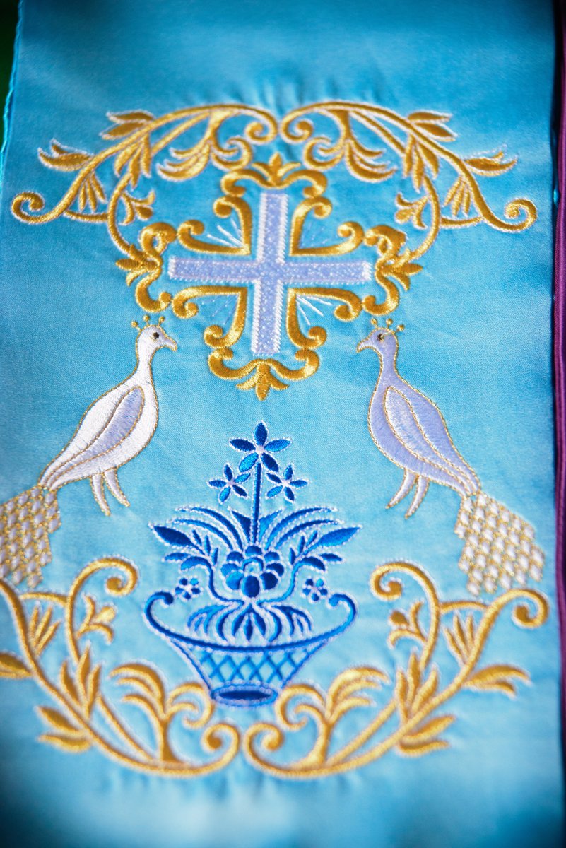 Gospel Threads Embroidered Bookmark