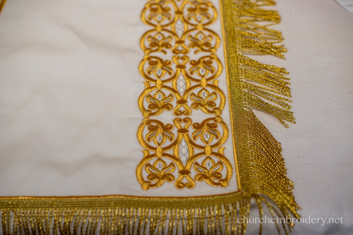 Embroidered Gold Chalice Covers for Orthodox Worship — photo 5