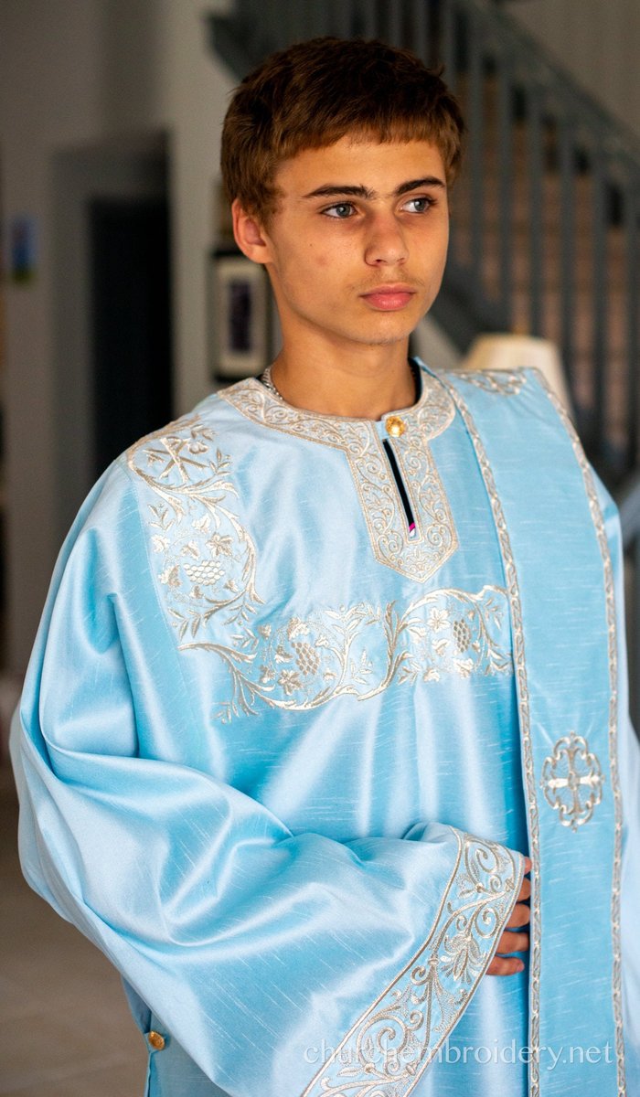 Fully Embroidered Deacon Protodeacon Subdeacon Ponomar Vestments Set — photo 2