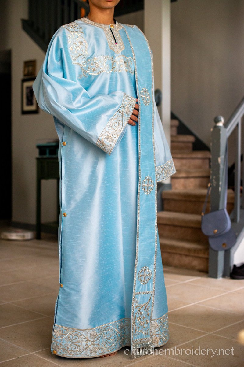 Fully Embroidered Deacon Protodeacon Subdeacon Ponomar Vestments Set — photo 4