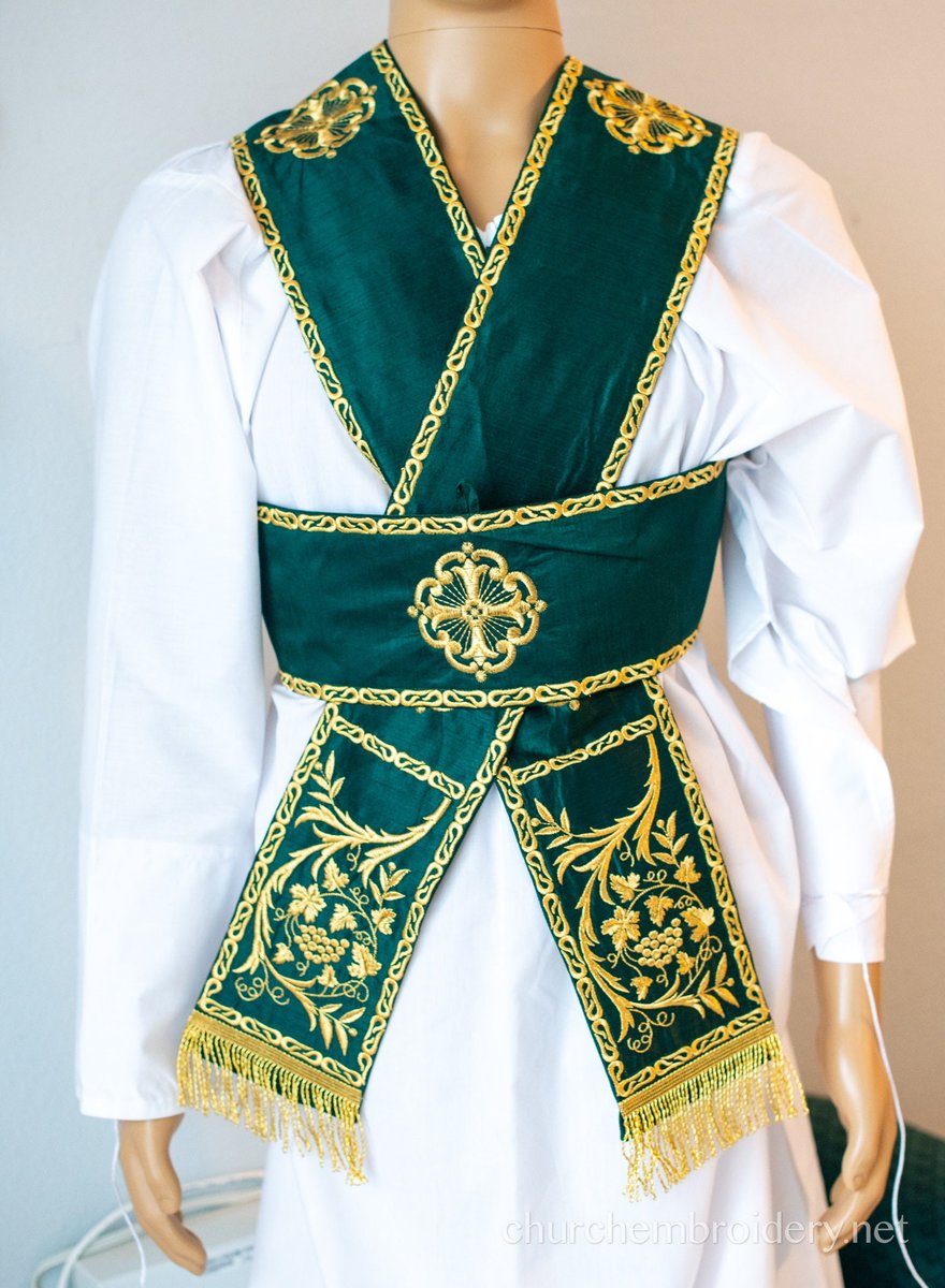 Fully Embroidered Deacon Protodeacon Subdeacon Ponomar Vestments Set — photo 8