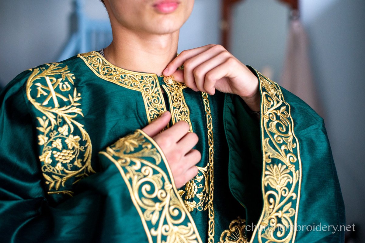 Fully Embroidered Deacon Protodeacon Subdeacon Ponomar Vestments Set