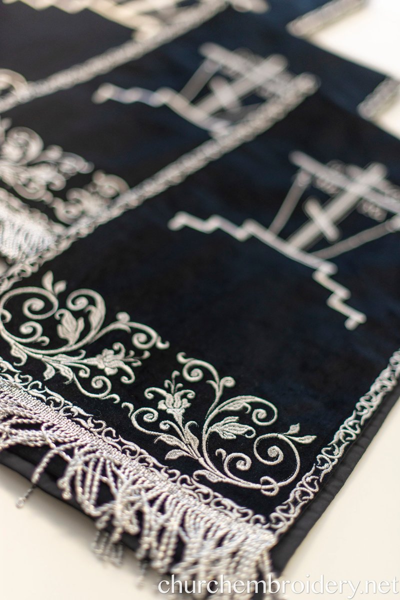 Fully Embroidered Eastern Orthodox Church Black Analogion Covers — photo 4