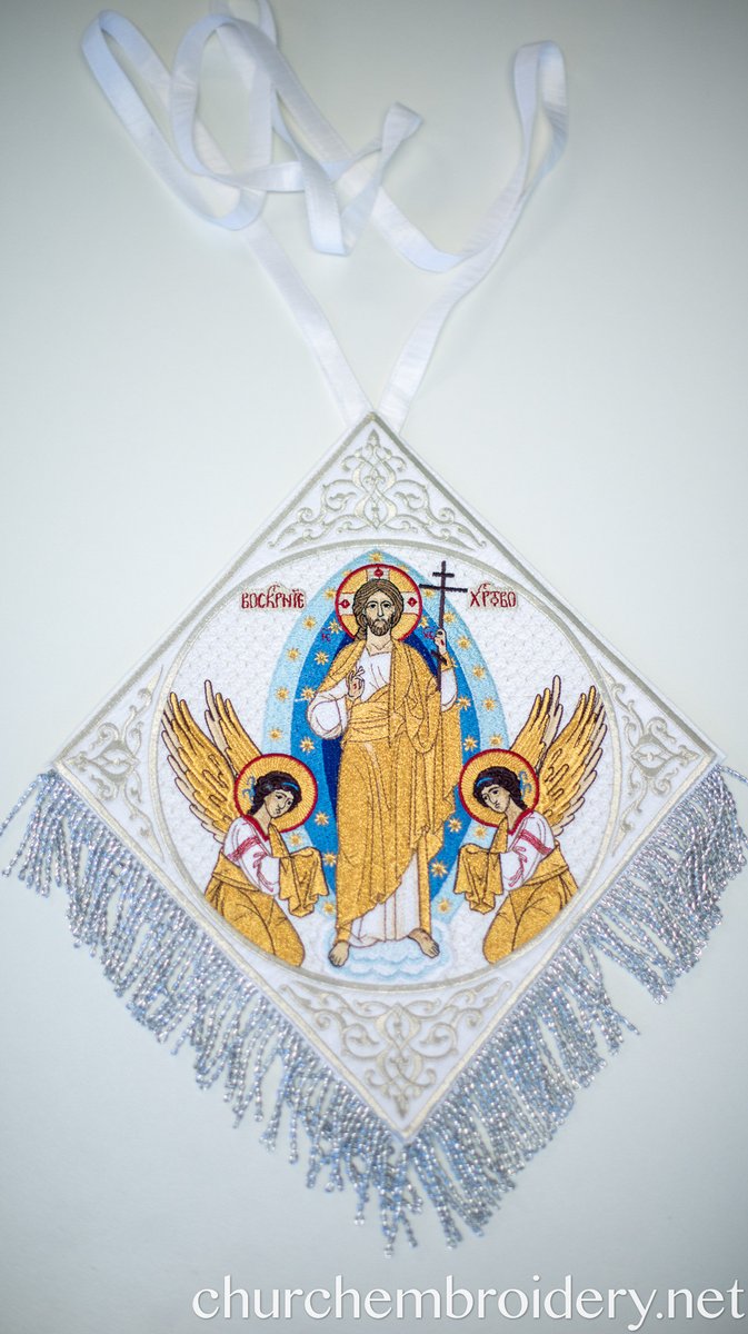 Fully Embroidered Epigonation Red Resurrection — photo 4