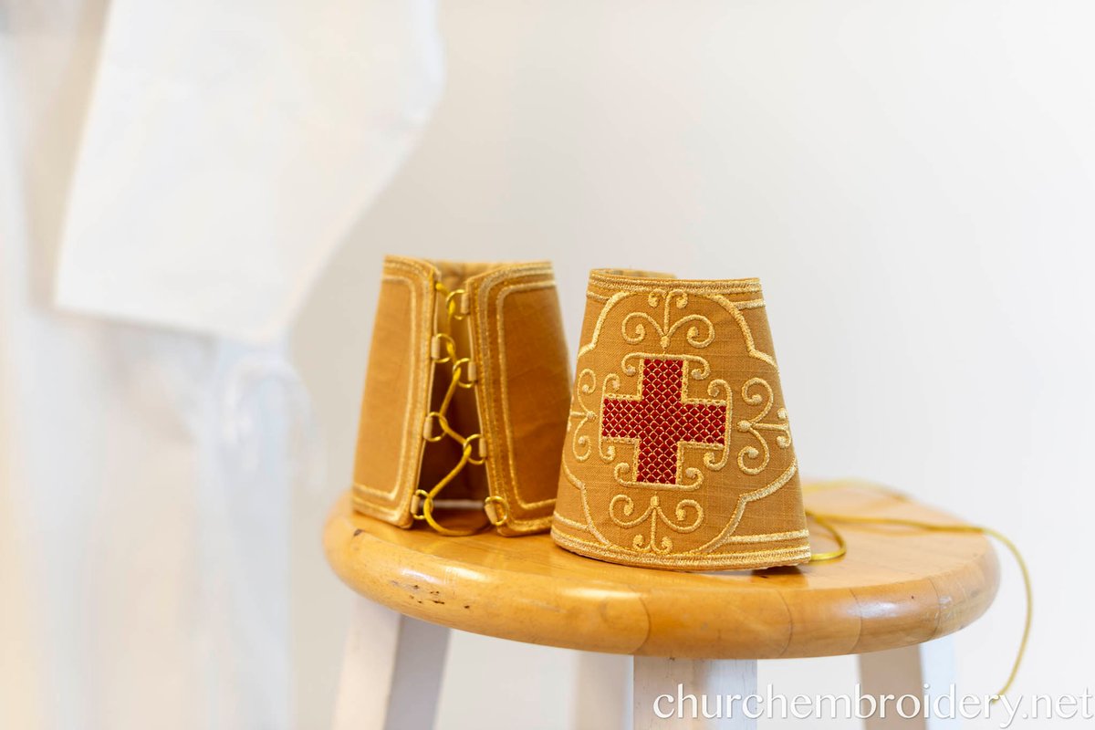 Fully Embroidered Epitrahelion – Gold Eastern Orthodox Priest Vestments — photo 2