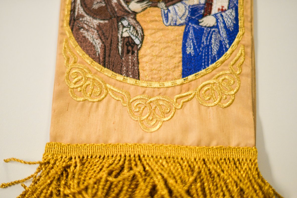 Fully Embroidered Gospel Bookmark Peter and Paul — photo 2