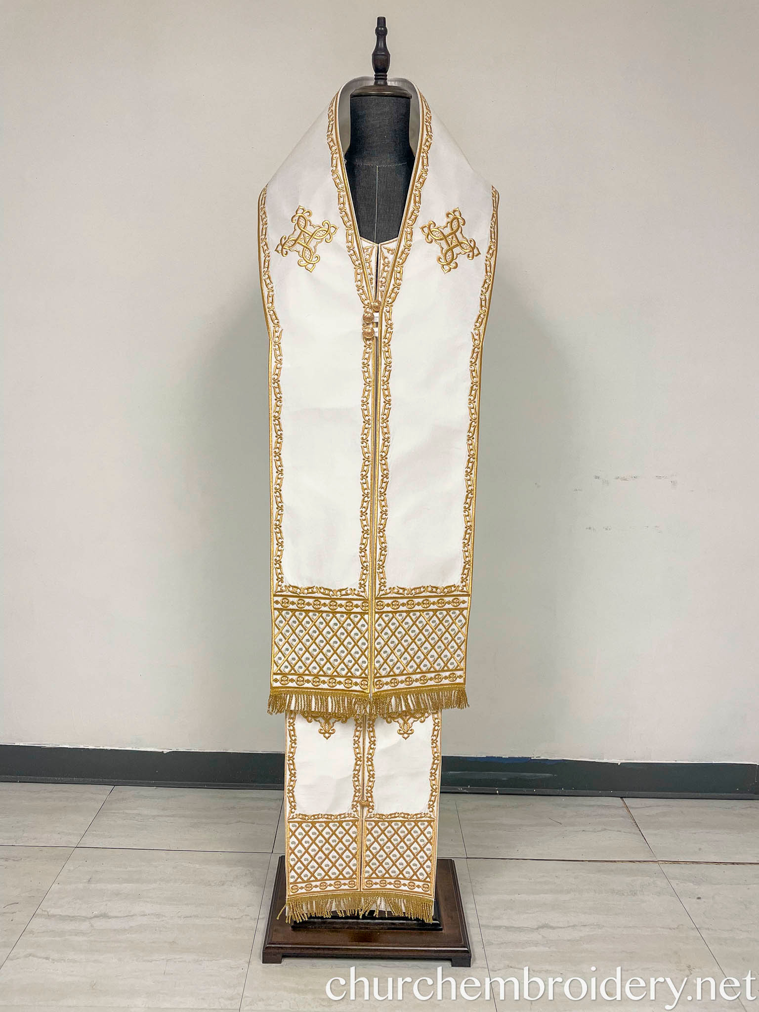 Fully Embroidered Orthodox Bishop Archbishop Light  Set for Needs