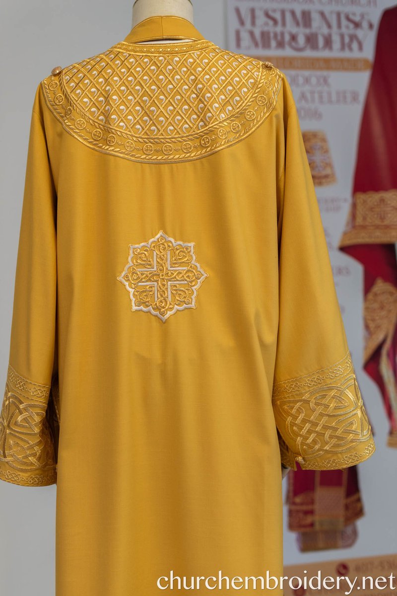 Fully Embroidered Orthodox Bishop Archbishop Light Vestments Set — photo 10