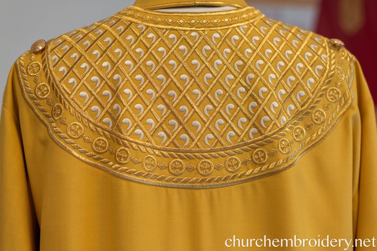Fully Embroidered Orthodox Bishop Archbishop Light Vestments Set — photo 9