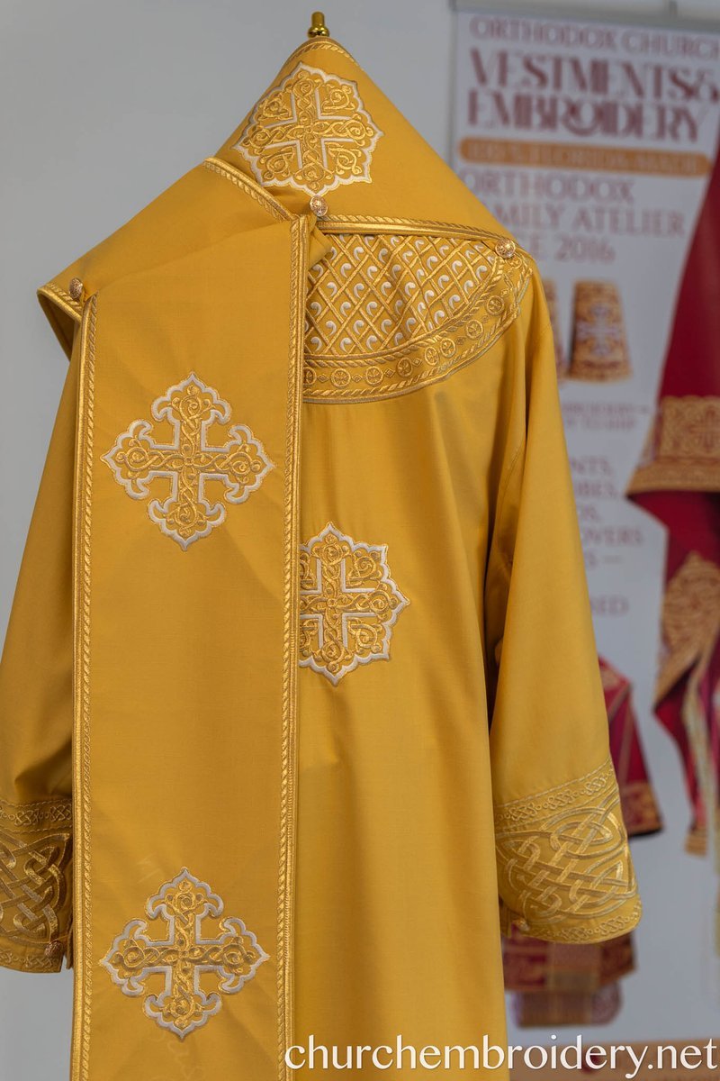 Fully Embroidered Orthodox Bishop Archbishop Light Vestments Set