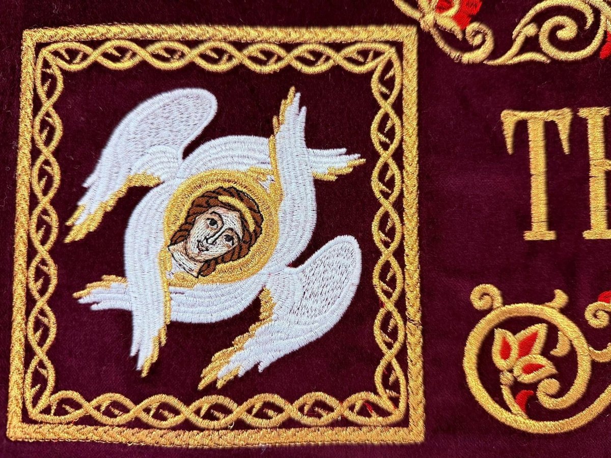 Fully-embroidered Orthodox Church Shroud (epitaphios) of Christ — photo 7