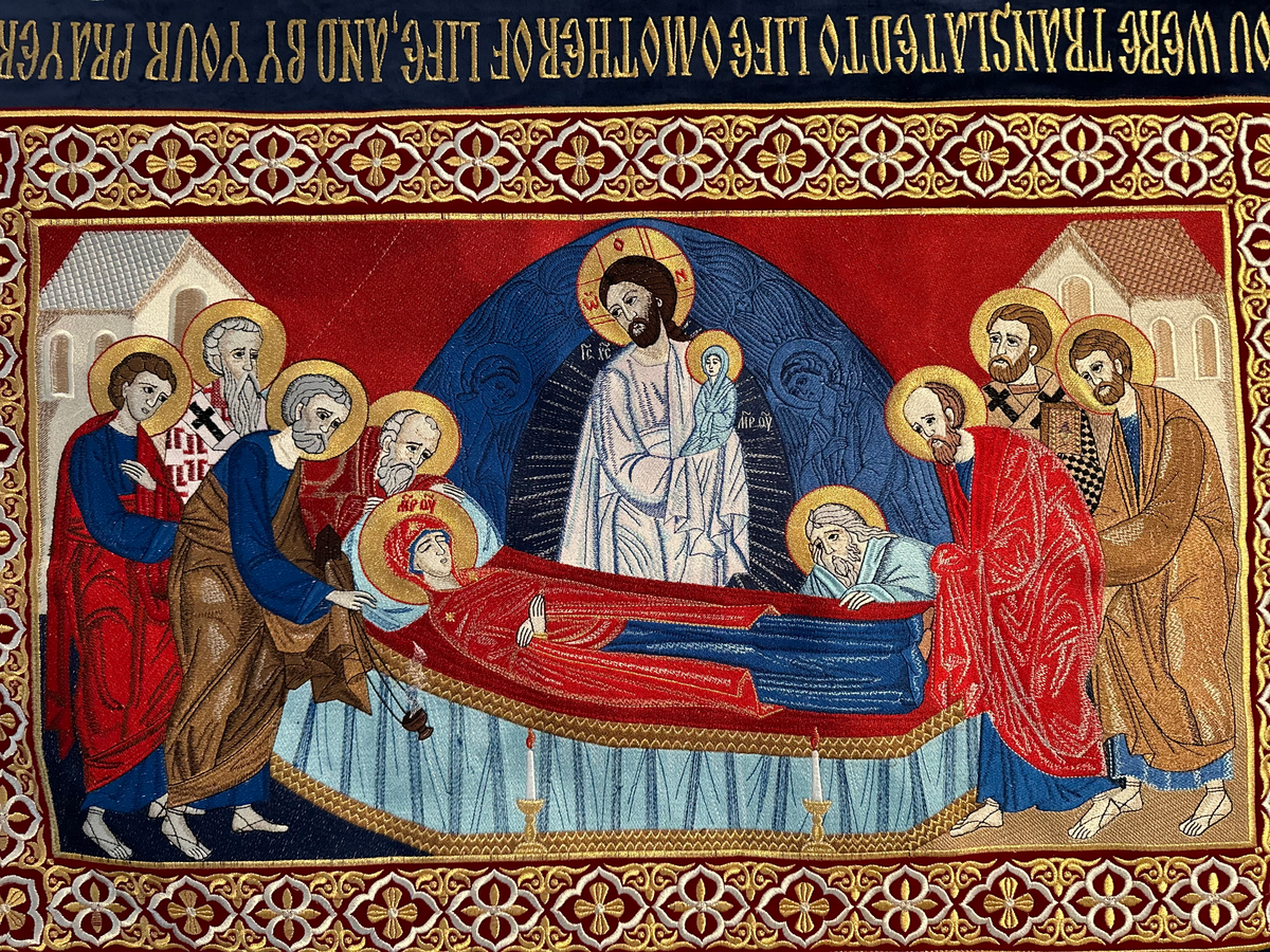 Fully-embroidered Orthodox Epitaphios (shroud) Of The Most Holy Theotokos — photo 3