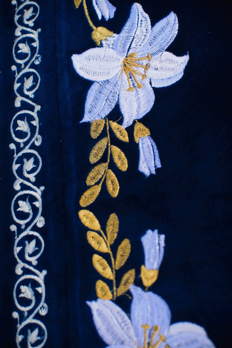 Fully-embroidered Orthodox epitaphios (shroud) of the Most Holy Theotokos — photo 5