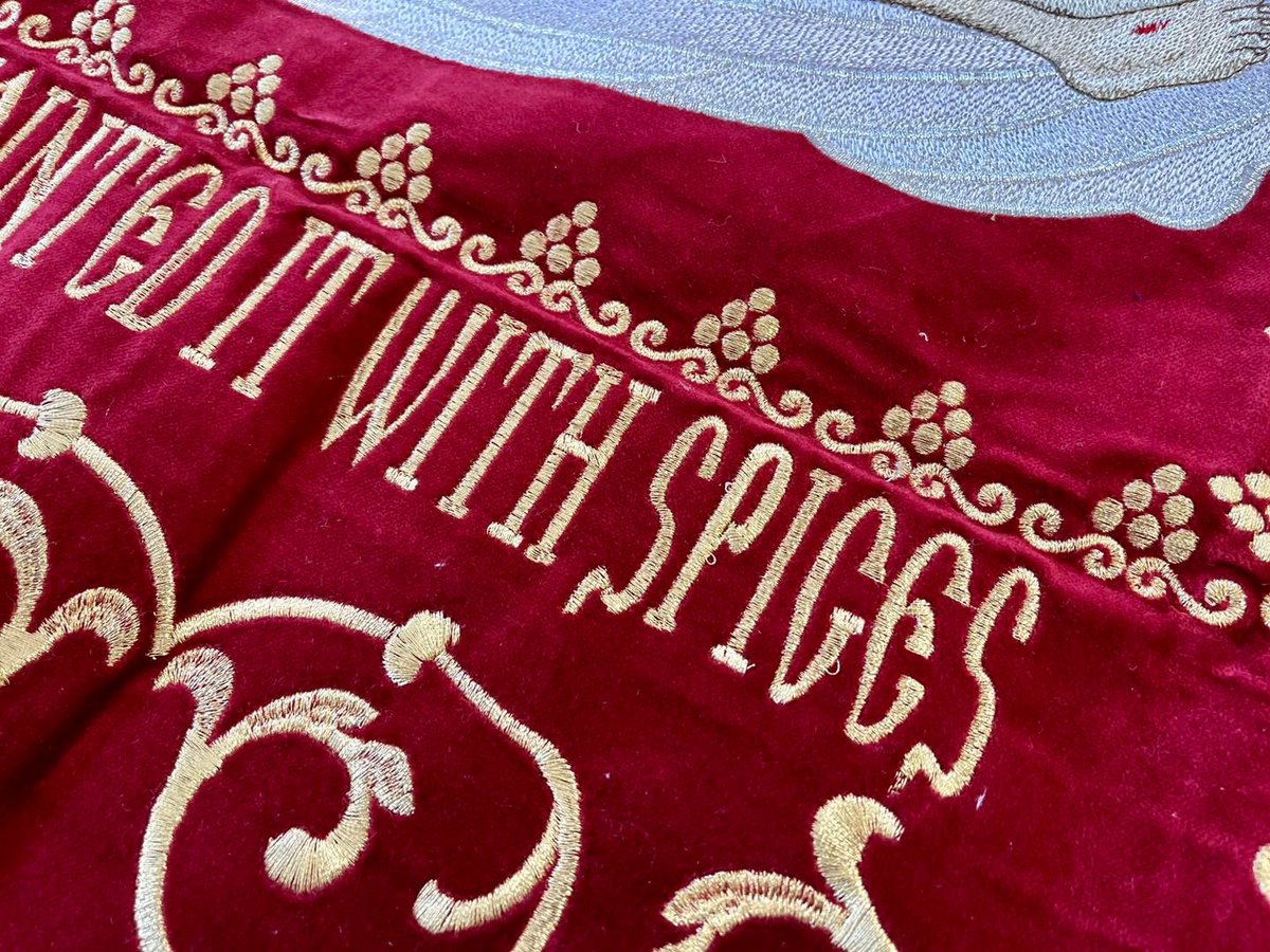 Unique Cotton Velvet Shroud of Christ, 44x28.5 — photo 6