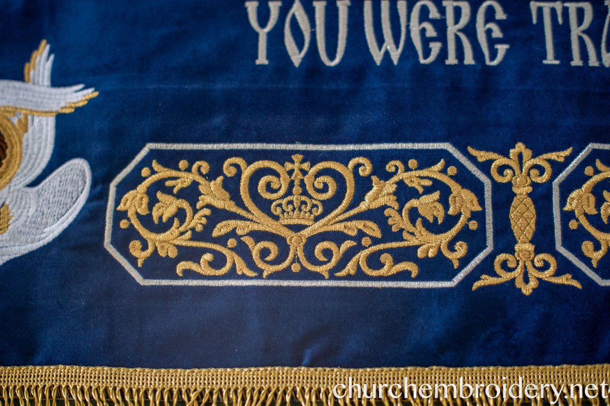 Hand Painted  And Fully-embroidered Orthodox Dormition Shroud — photo 6
