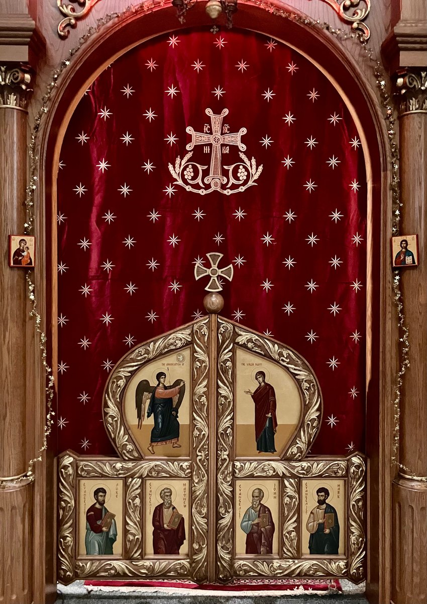 Holy Doors Altar Curtains - Embroidered Velvet &amp; Silk