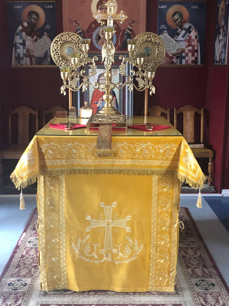 Holy table cover Gold embroidered — photo 2