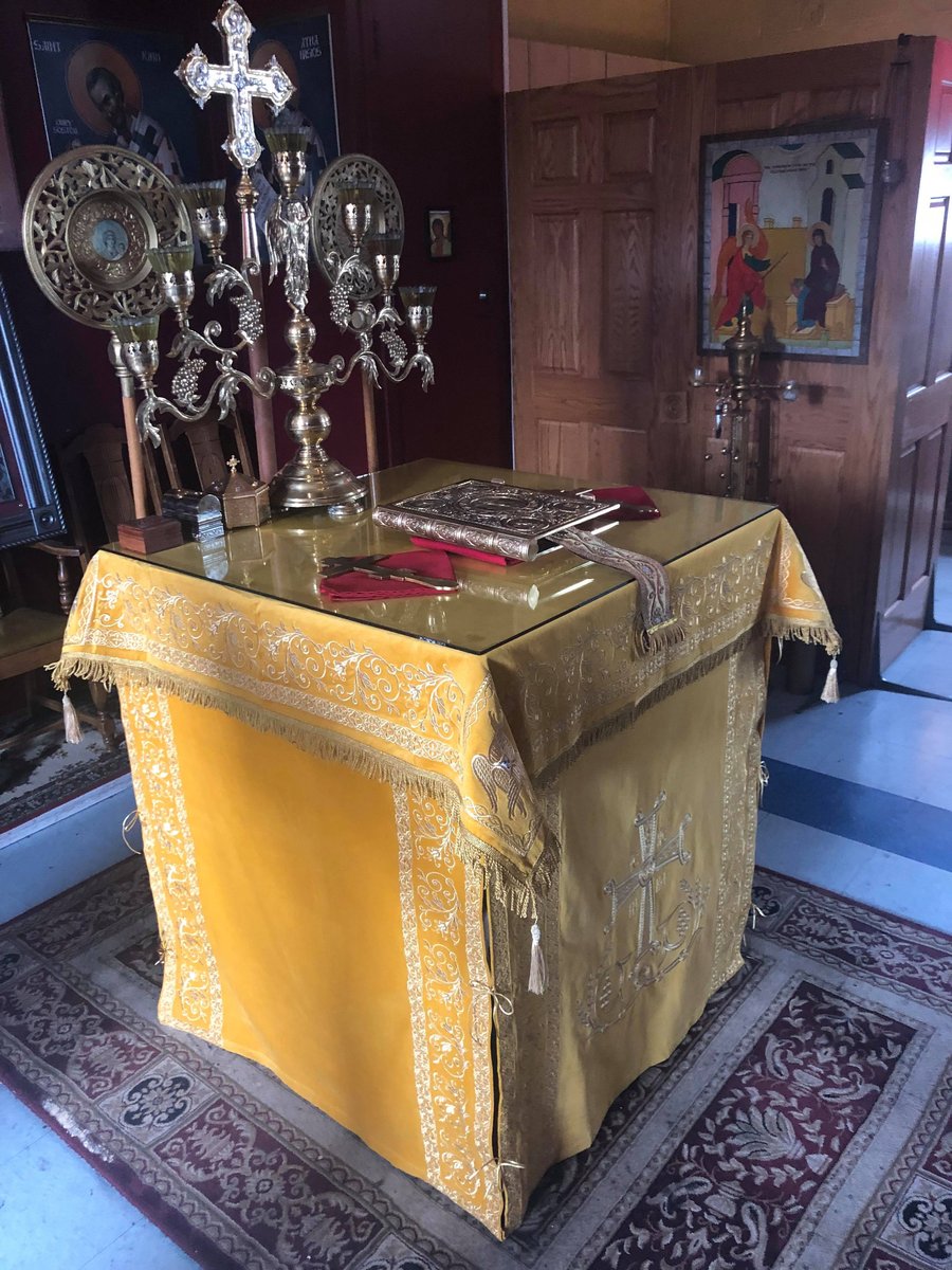 Holy table cover Gold embroidered