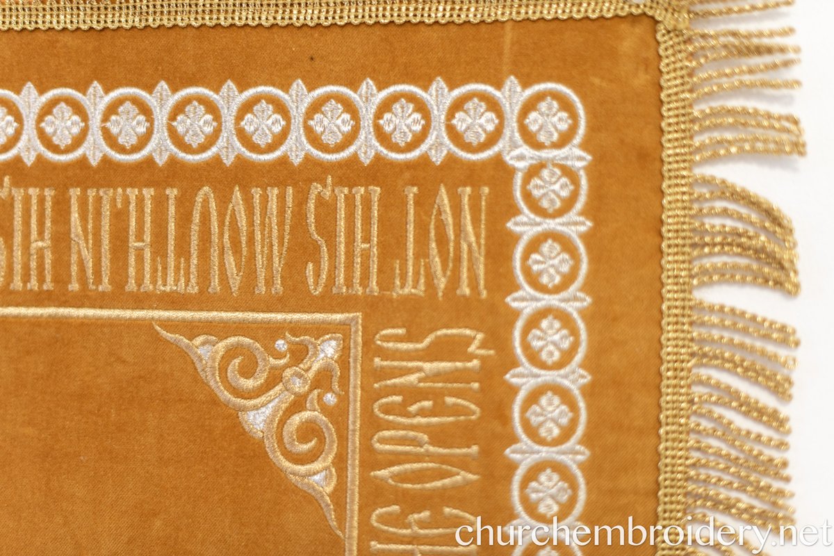 Orthodox Chalice Covers Set  Gold  Fully Embroidered — photo 6