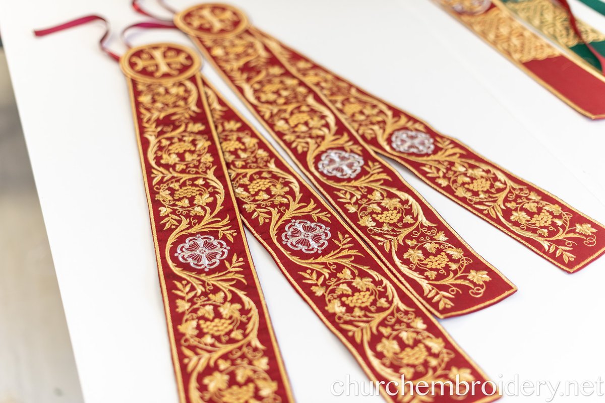Orthodox Bishop Lention Banner for Dikiri Trikiri  Candles