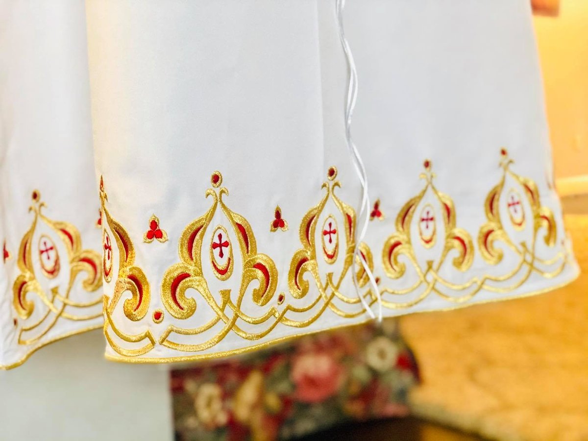Orthodox priest bishop podriznik (stikharion) fully embroidered