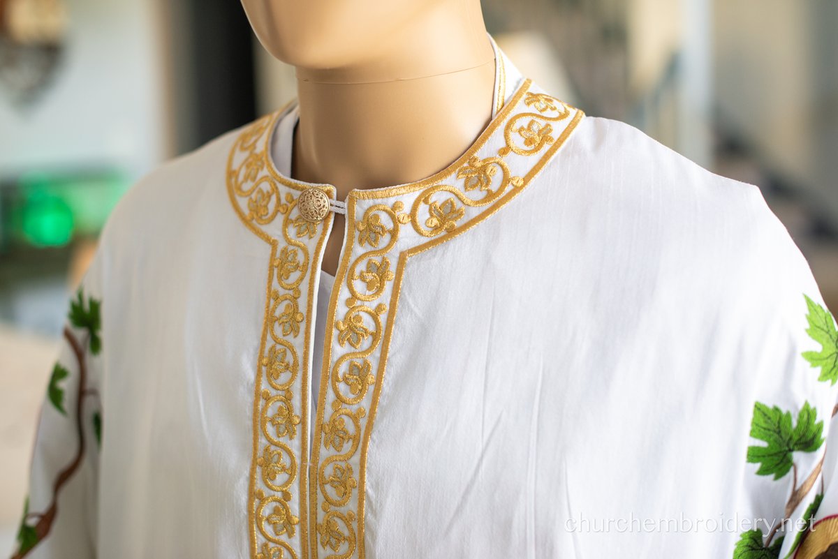 Orthodox priest vestments set, fully embroidered with LARGE Icon of Christ — photo 5