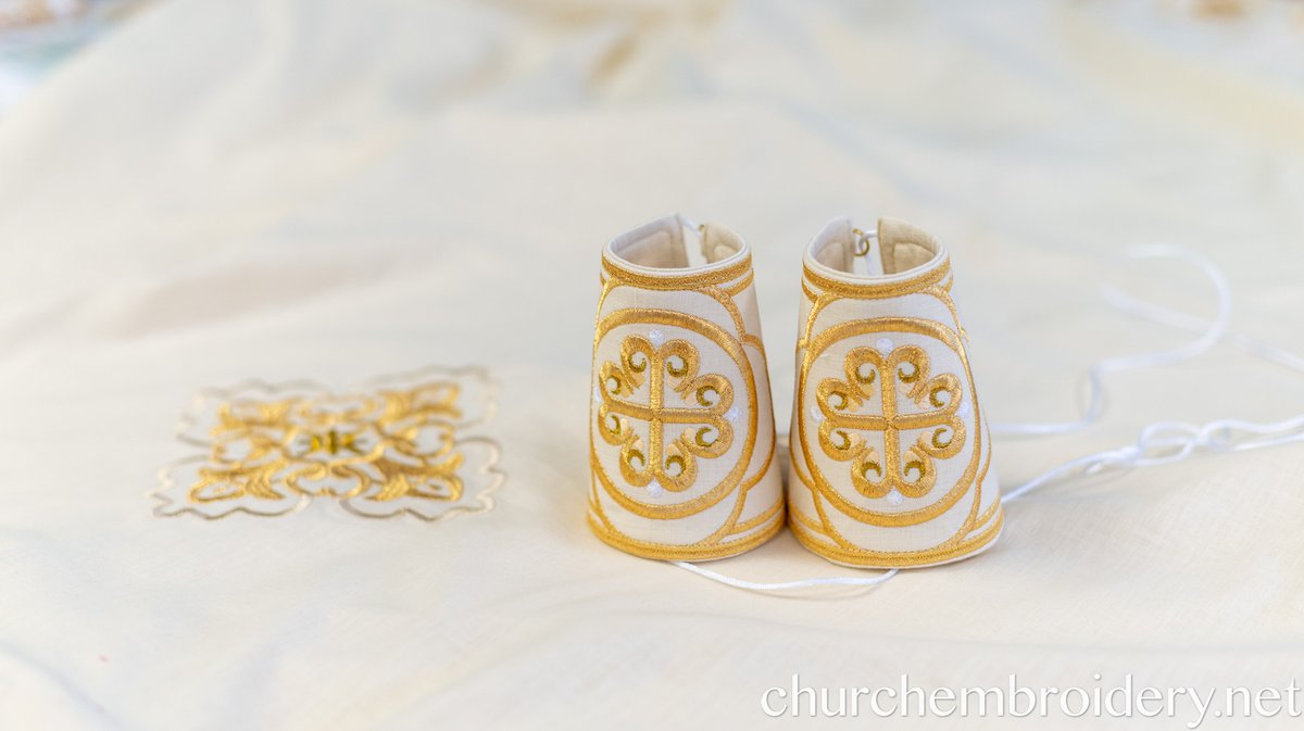 Orthodox Priest Vestments Set, WHEAT, Embroidered, Linen! — photo 2