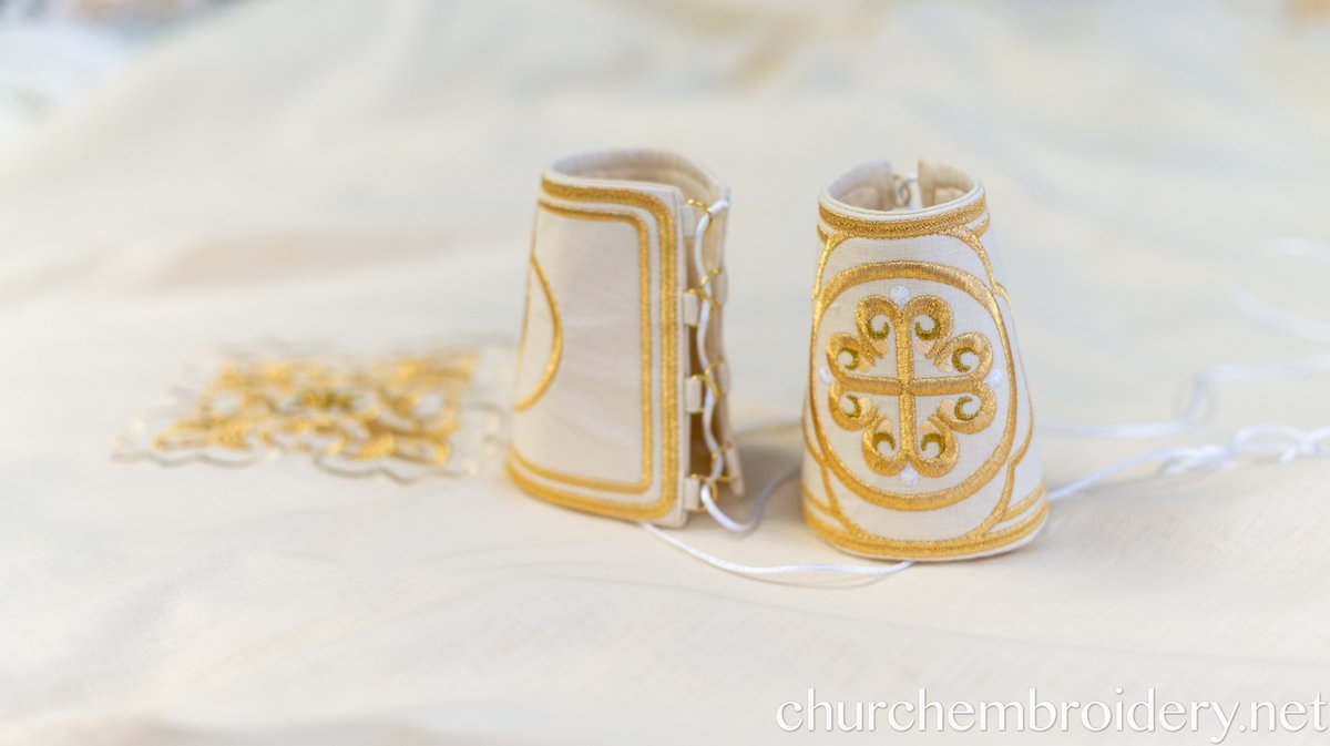 Orthodox Priest Vestments Set, WHEAT, Embroidered, Linen! — photo 3