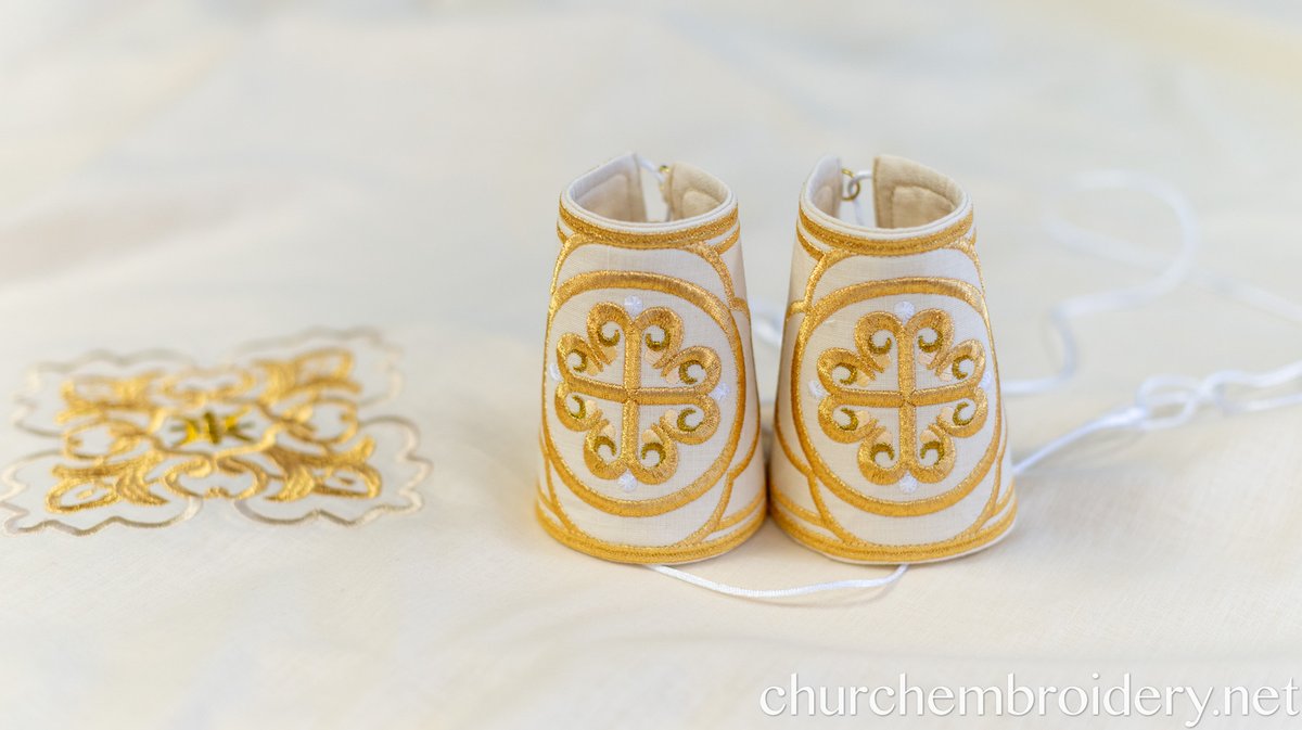 Orthodox Priest Vestments Set, WHEAT, Embroidered, Linen! — photo 5