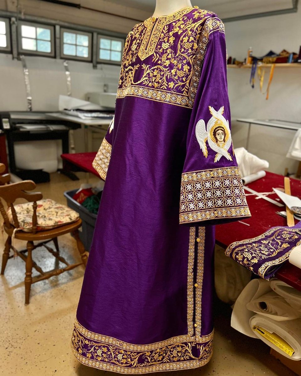 ProtoDeacon vestments set, fully embroidered