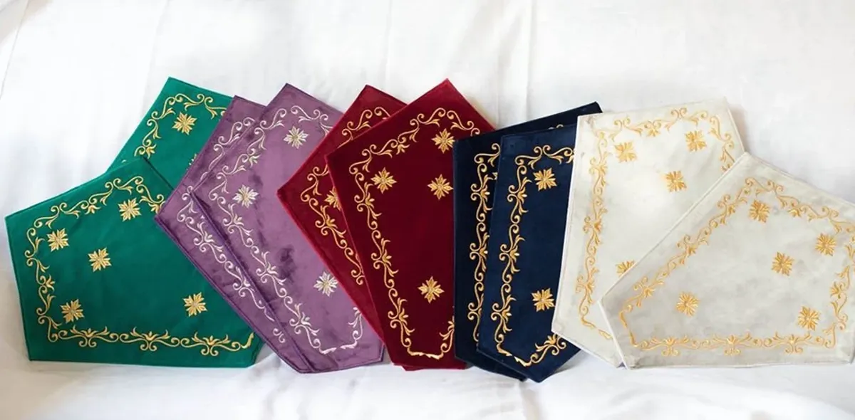set of Napkins for holy table cross