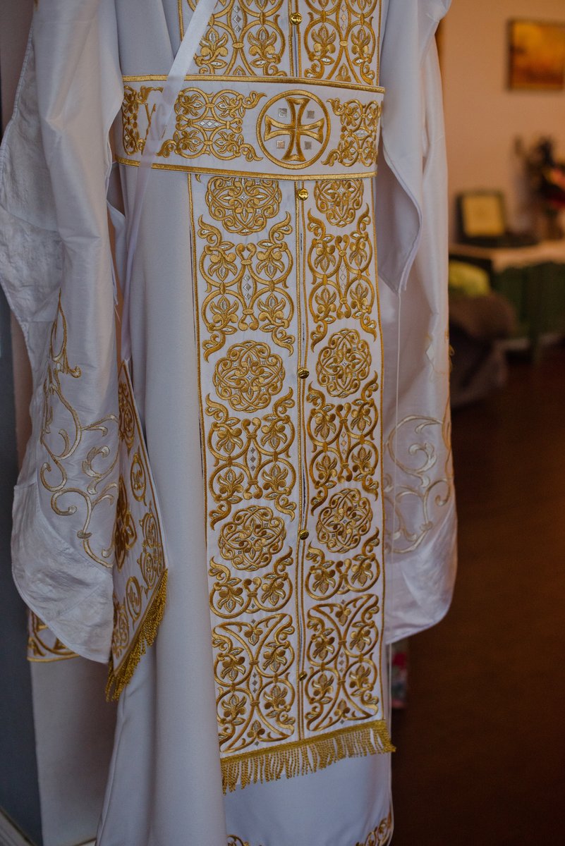 Elegant Silk Orthodox Priest Vestment Set — photo 2