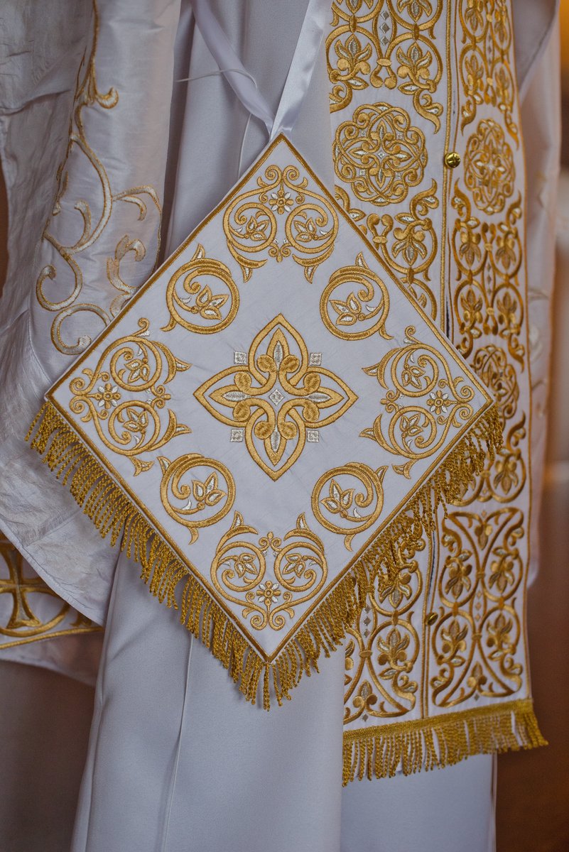 Elegant Silk Orthodox Priest Vestment Set — photo 4