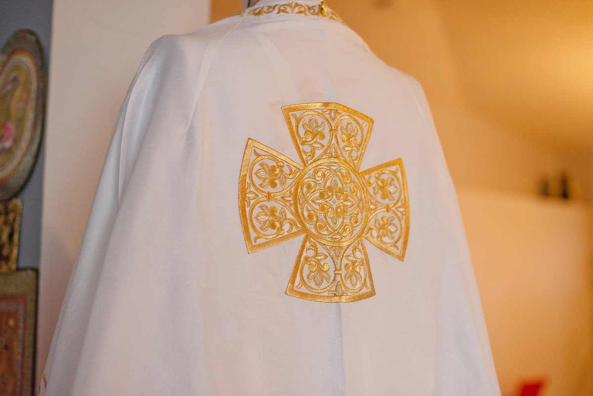 Elegant Silk Orthodox Priest Vestment Set — photo 7