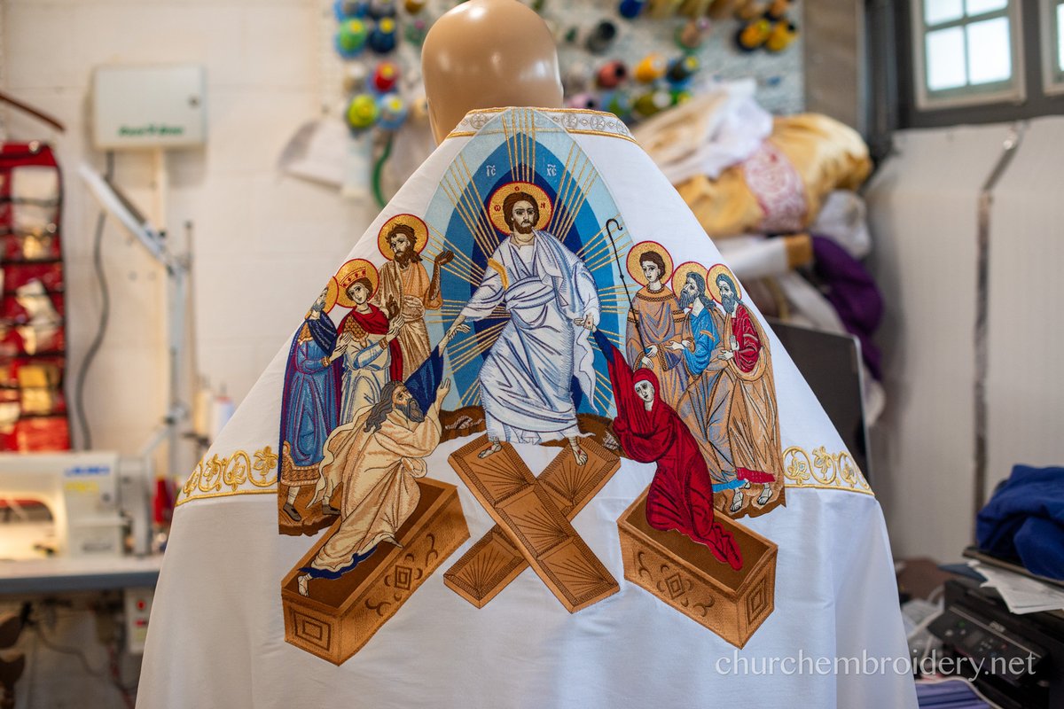 Resurrection Icon Embroidered Priest Vestment Set — photo 2