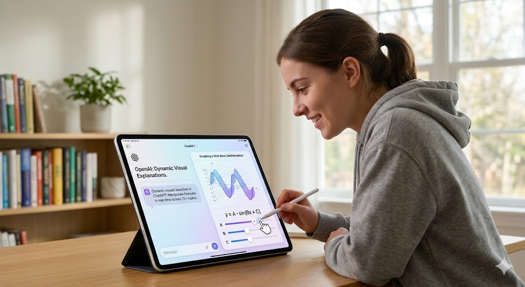 ChatGPT Now Teaches Math and Science With Live Interactive Visuals