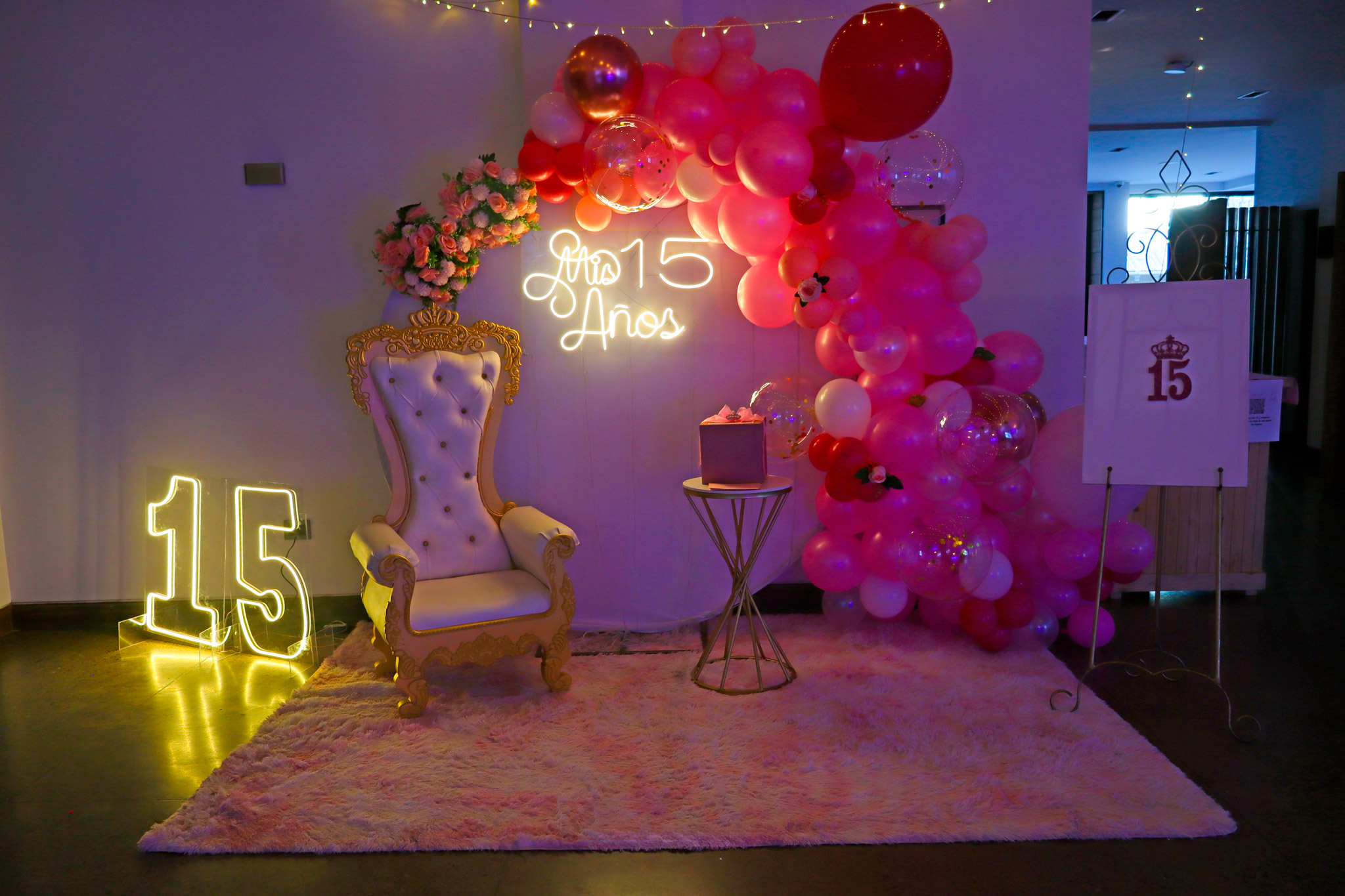 Decoración para 15 años