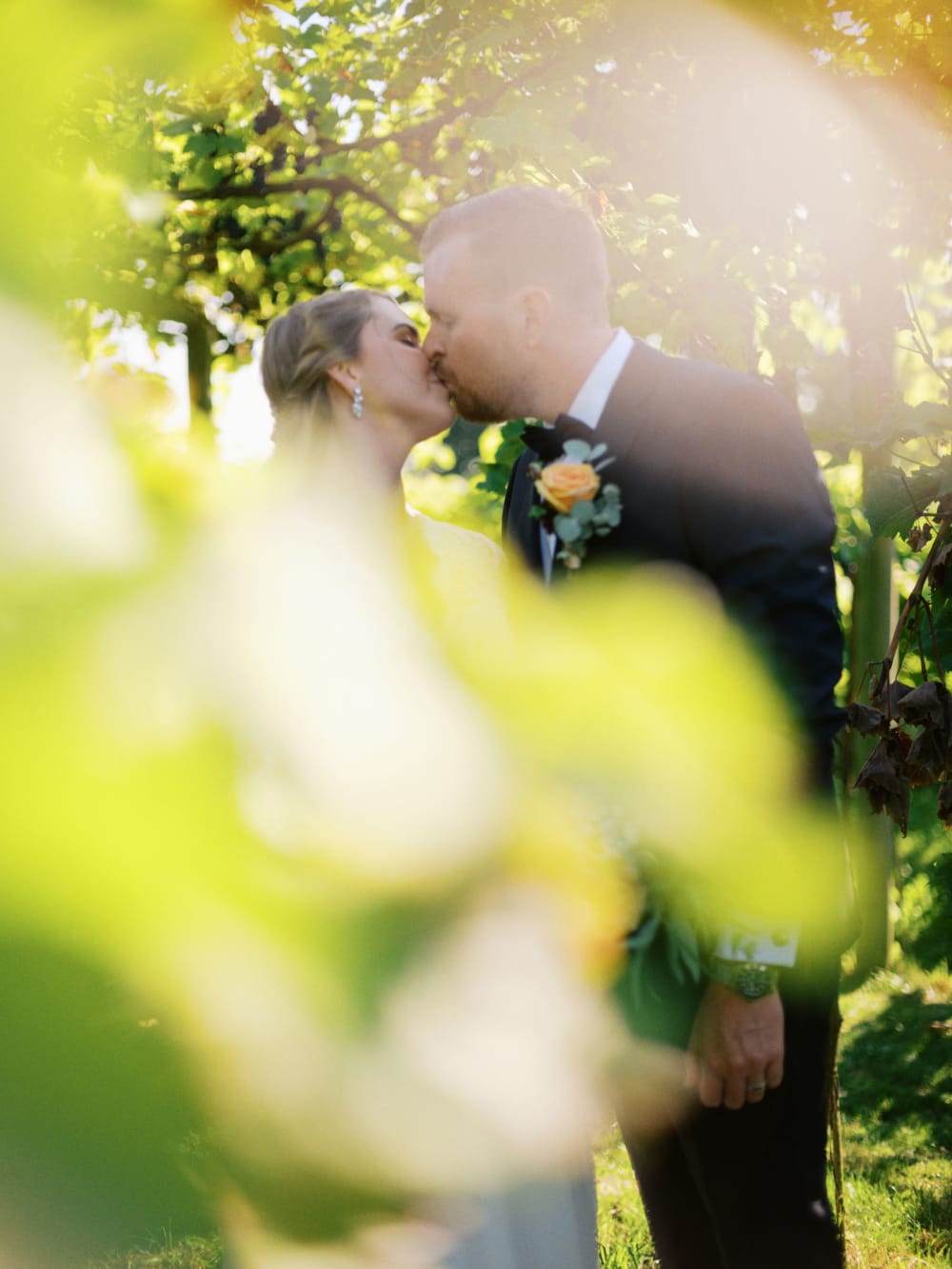 Joakim × Anna — Bröllopsfotograf och familjefotograf i Skåne och på Bjäre — Bröllopsporträtt på Flädie Mat och Vingård, image 16